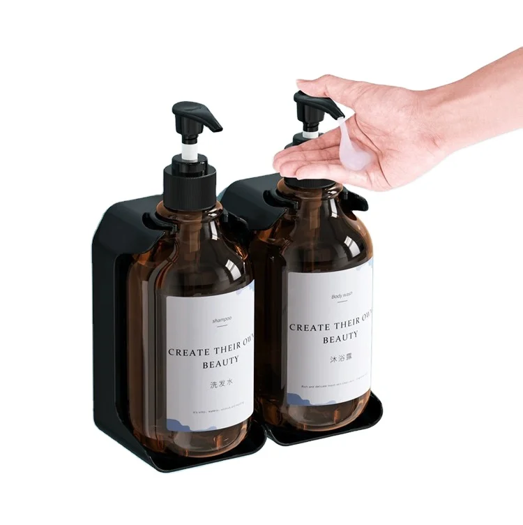 Hotel soap dispenser, bathroom wall mounted shampoo and shower gel box dispenser, hotel shower gel bottle with lock