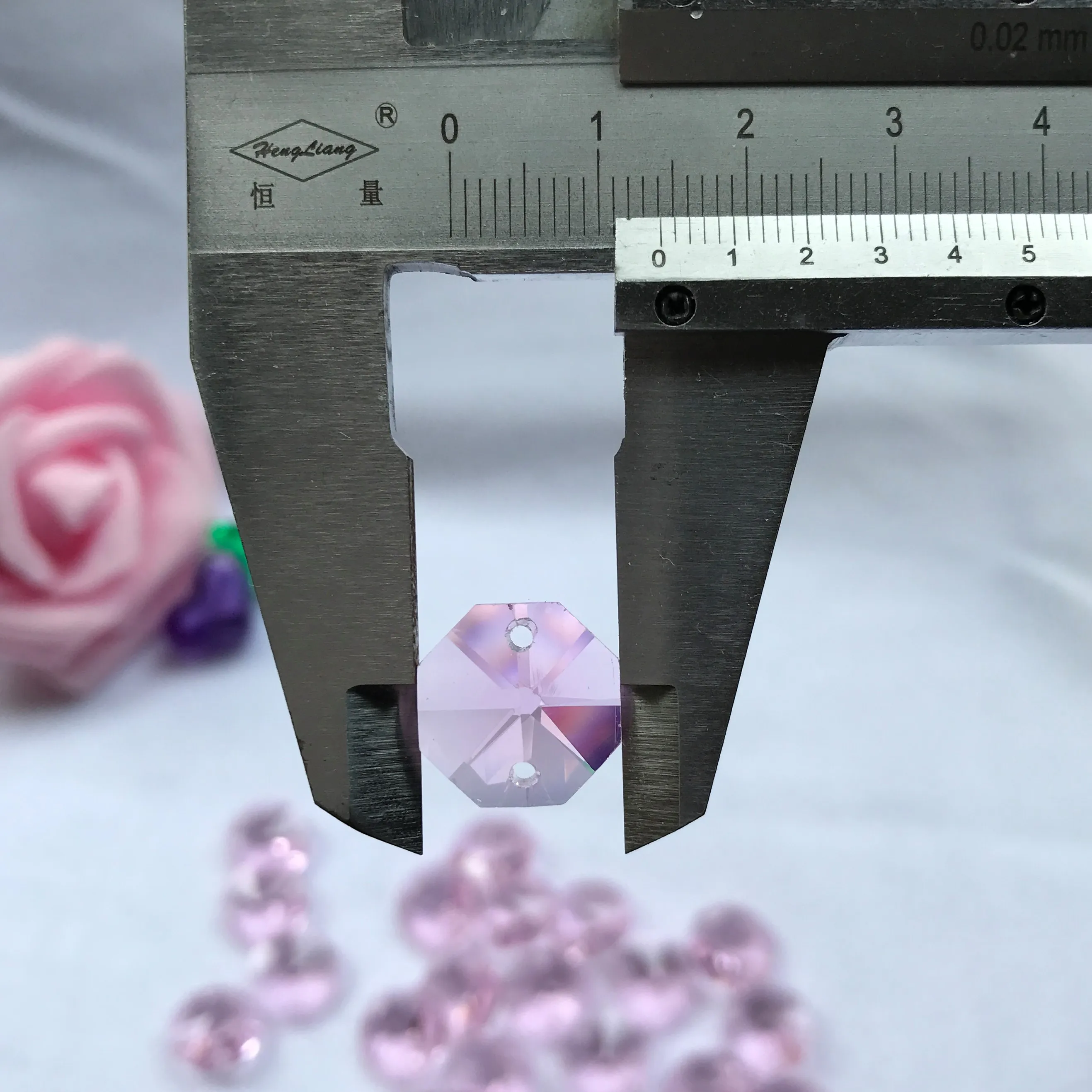 14mm  K9 faceted crystal octagon beads for chandelier accessories