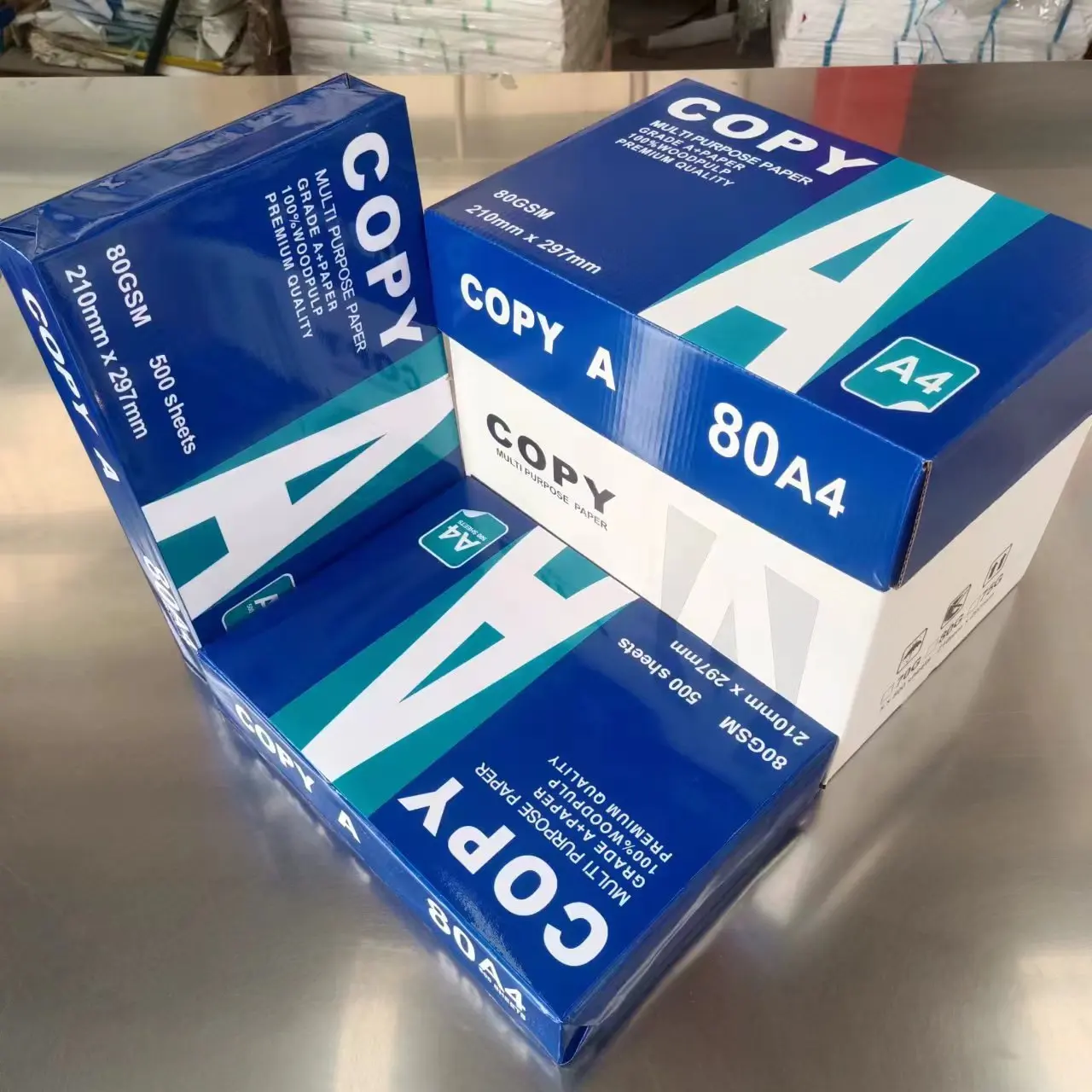Офисная копировальная бумага A4 под заказ 70/75/80 Gsm заводская цена