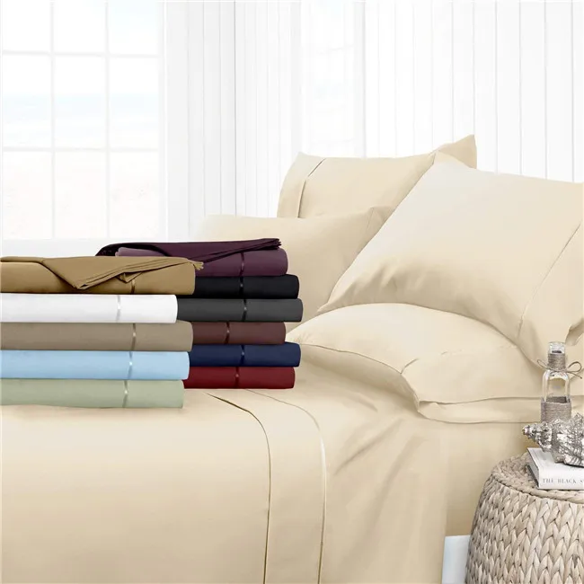 100% cotton White duvet cover sets luxury Bedding Sets hotel bed sheet set