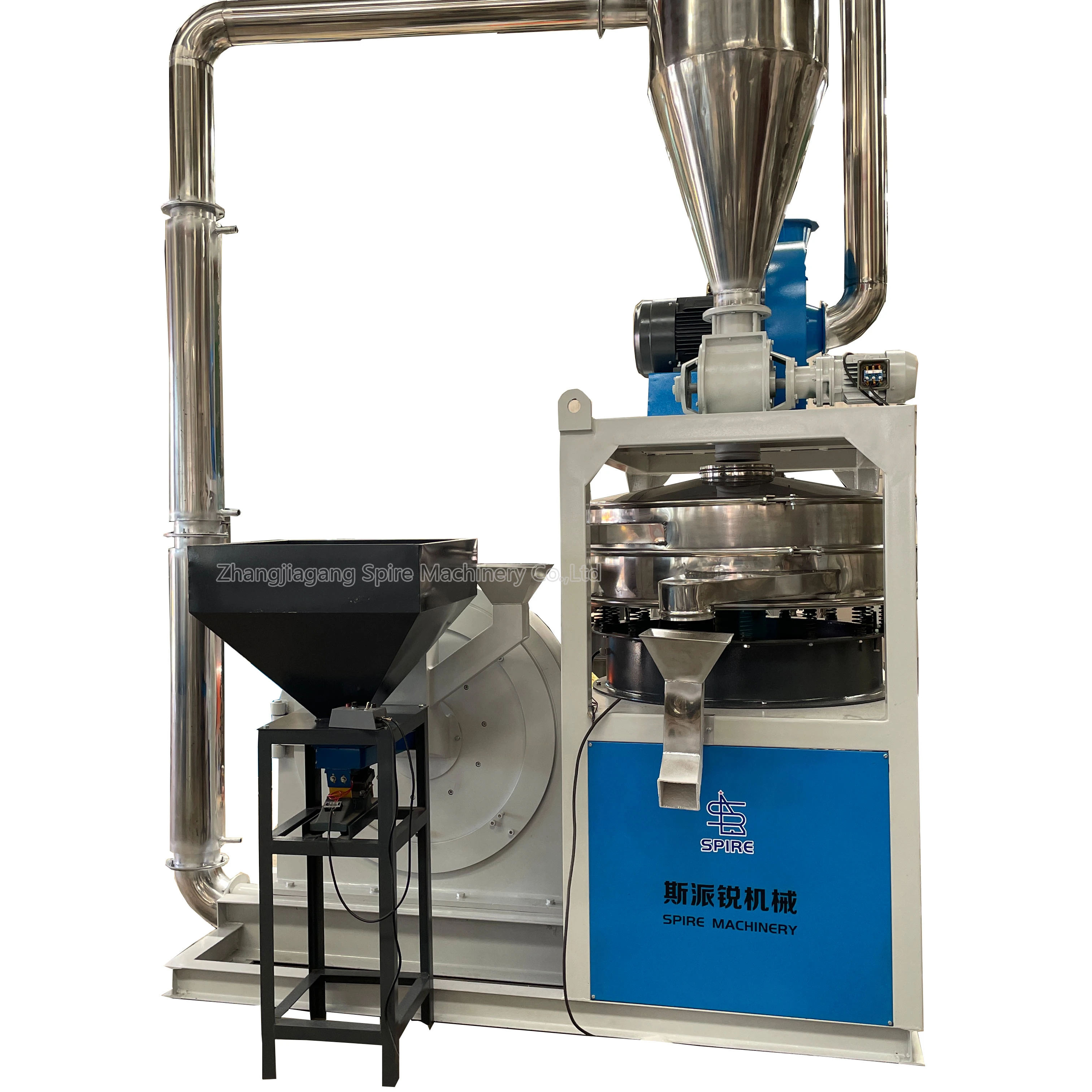 Plastic disc turbine Pvc-Pp-Pe grinding and milling machine Particle pulverizer