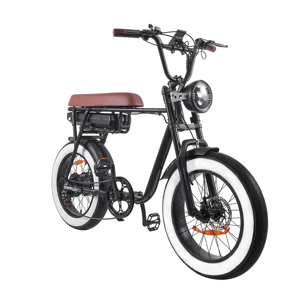 Oem Customized Electric City Bike E Bike Eu Warehouse Rear Drive Folding Ebike with Suspension Portable Battery
