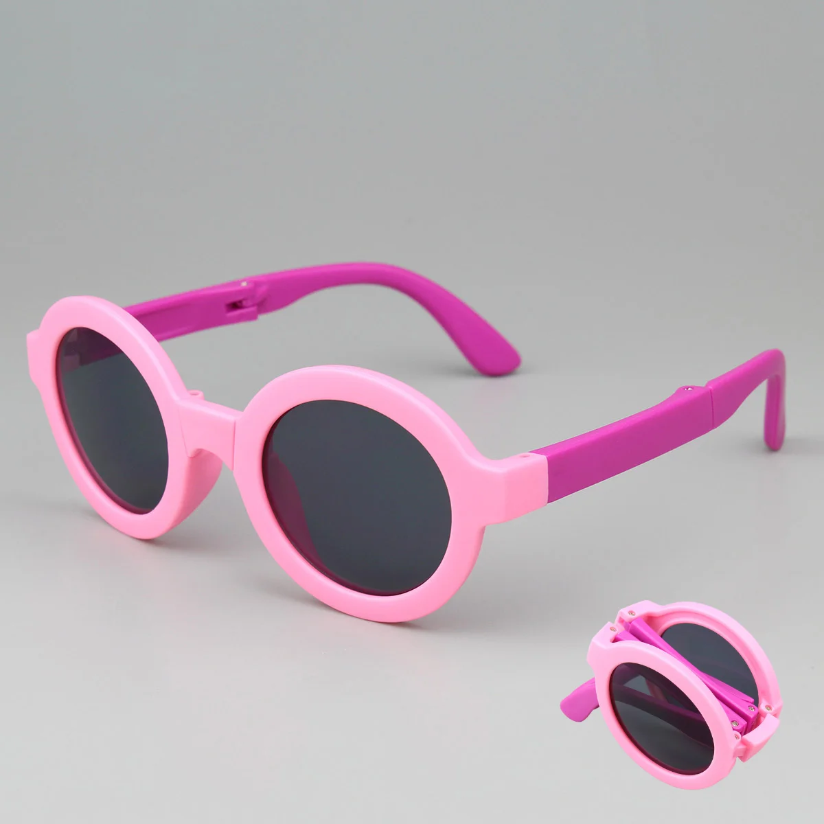 Wholesale New Colorful Kids Cute Color Foldable Toddler Sunglasses for Chidren UV Protection Shades Fashion Outdoor Sun Glasses