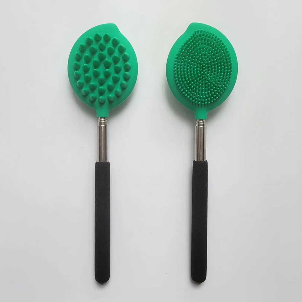 2023 New Arrival Double-head Silicone Face Mask Brush Soft Face Mask Facial Cleansing Brush Bath Skincare Applicator