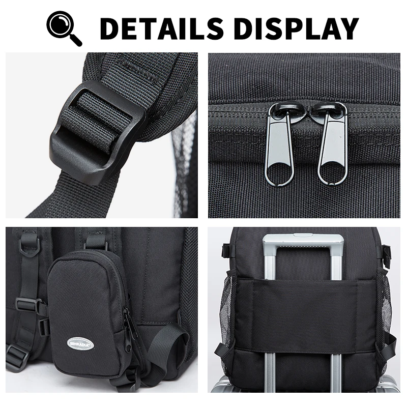 Large Capacity School Laptop Bags Travel Aesthetic Other Backpack for Man Unisex Student Disnger Backpack Casual Day Pack