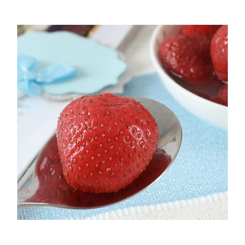Консервированные фрукты китайского бренда под заказ, клубника, свежие фрукты, консервированная клубника