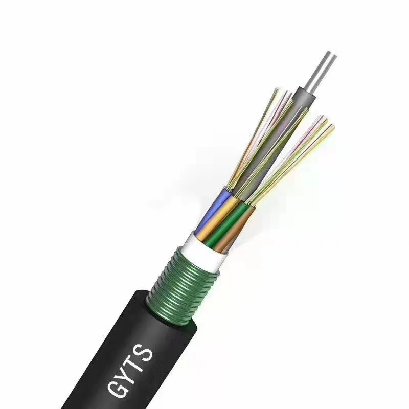 Abrasion Resistant Optical Cable 1km Price Armored Optical Cable Outdoor Fiber Optical Cable 2-30 Core Gyts