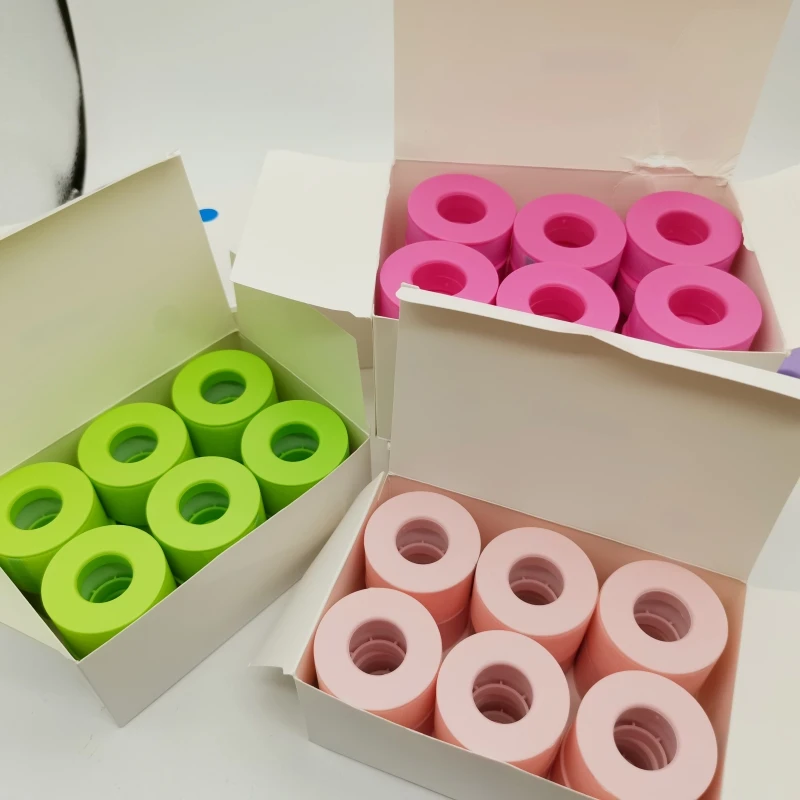 Disposable Breathable Blue Pink eyelash tape for eyelashes Sensitive skin Gel Tape eyelash extension silicone lash tape