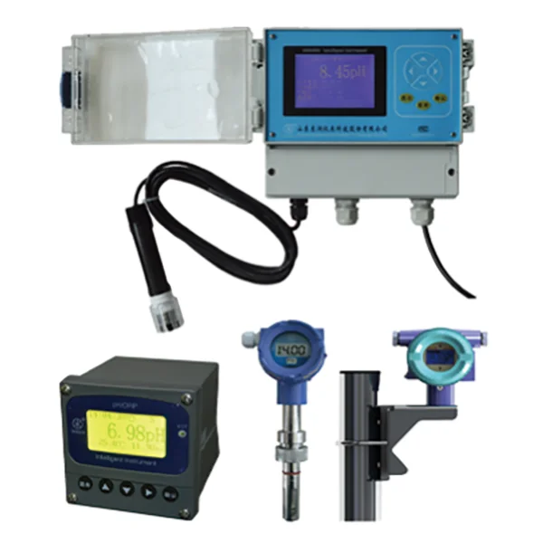 Industrial Intelligent Digital Online Temp. pH ORP Meter with RS485 4~20mA for Water