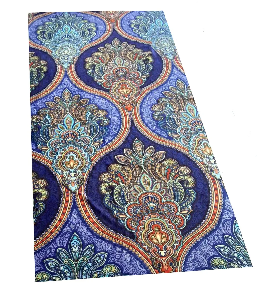 Digital printed recyclable textile fabric 100%Polyester printed brushed fleece blanket flannel fabric