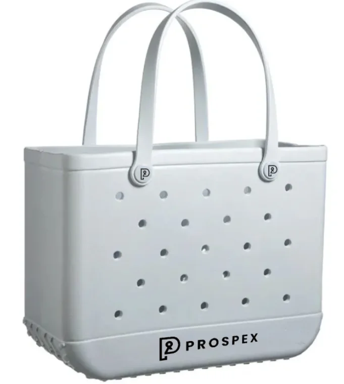 OEM ODM Customize Logo Summer Products 2023 Best Selling Women Rubber Bag EVA Silicone Customize Logo Tote Beach Bags with Charm