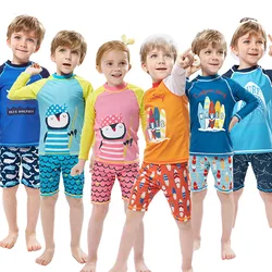 Little Boys swimwear Girl children Swimwear Style Little Kids Beach Swimsuits Sun Protection friendly bikini small kids swimwear