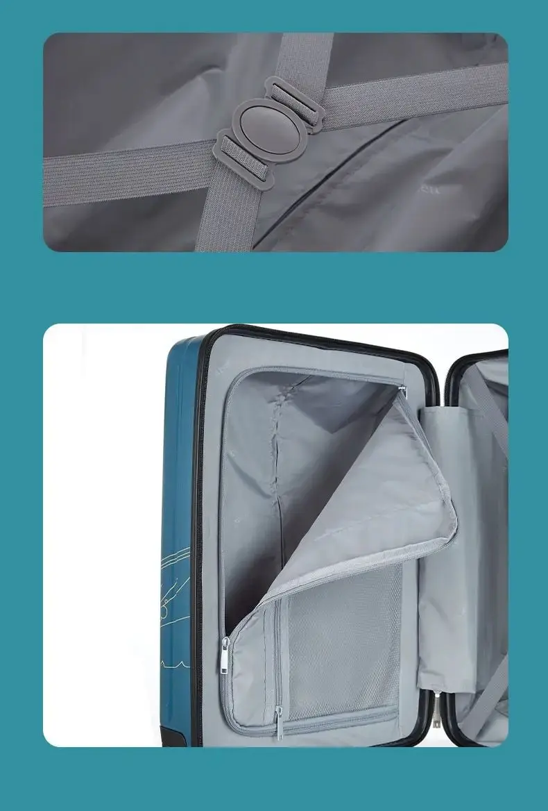 China Factory OEM/ODM ABS PC Selected Travel Custom Trolley Bag Business Hardside Luggage 20 Inch