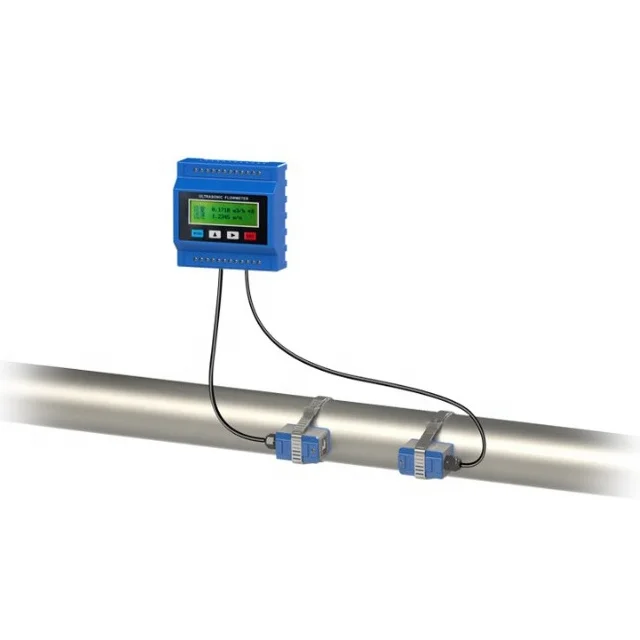 TUF-2000M Module clamp on type ultrasonic transit time flow meter transducer digital water ultrasonic flowmeter