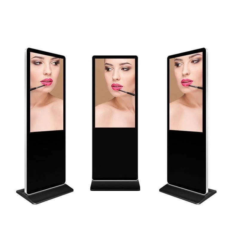 Factory Direct 55inch Floor Stand Digital Signage Displays Android Touch Screen Kiosk LCD Smart Advertising Totem Display Player