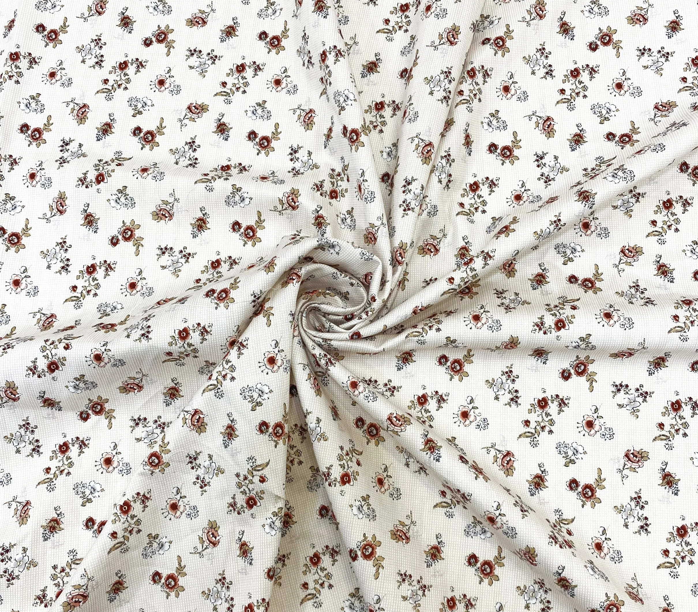 LOW MOQ customization tana lawn liberty garden flower printing twill fabric 100cotton for children dress