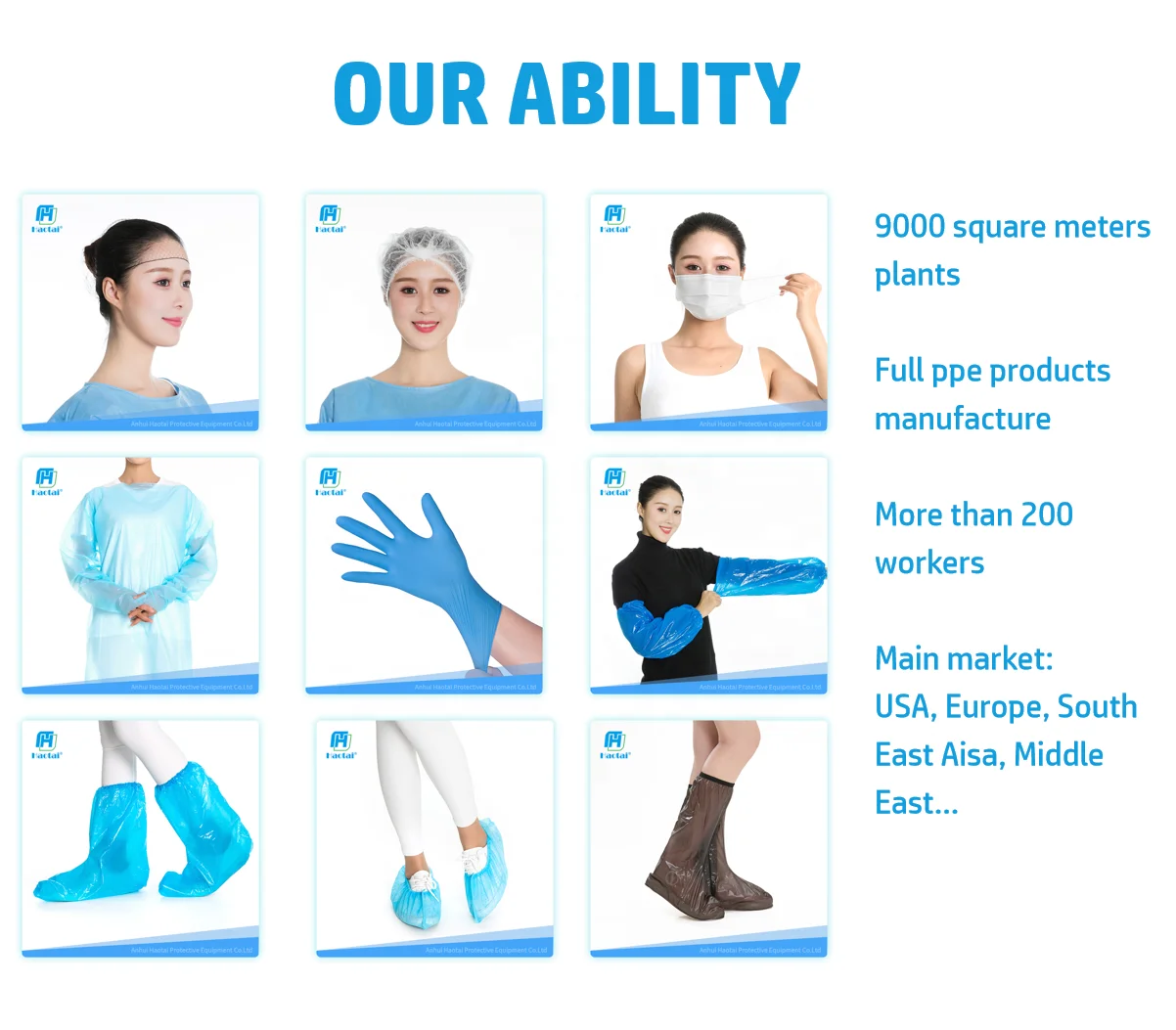 Disposable CPE Apron for Woman Men Chef Stylist Apron Shop Cafes Beauty Nails Studios Uniform Grill Restaurant Bar Dye Blue 20g