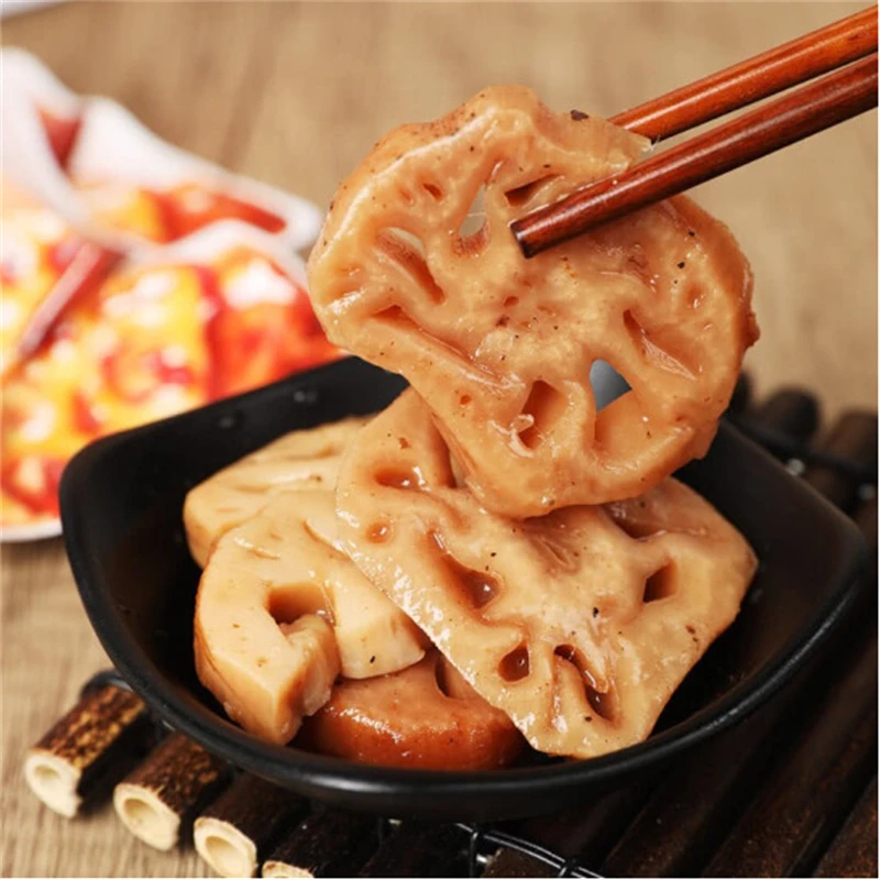 Xiao Hu Duck 1.2kg China Delicious Vegan Food Snacks Manufacturers Vacuum Sealed Marinade Spicy Pods Lotus Root in Bulk