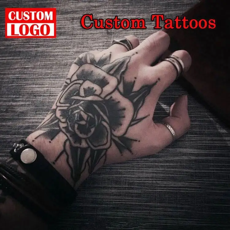 Fast Delivery Temporary Hands And Fingers Tattoos Party Favors Gift Disposable Easy To Use Tatoo