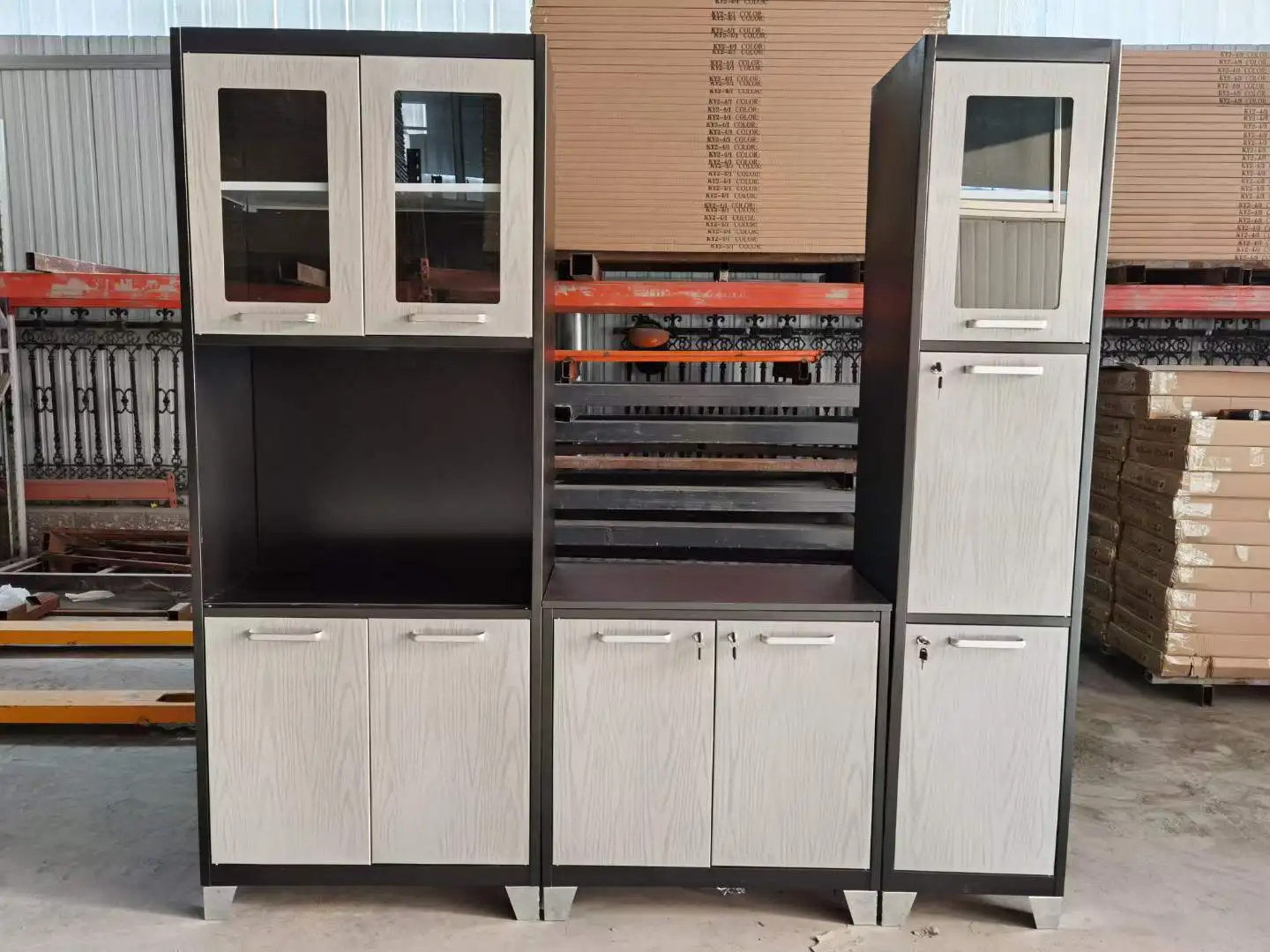 Distribute and Retail Steel Kitchen Cabinets with doors and shelves and drawers | steel kitchen units and cabinets