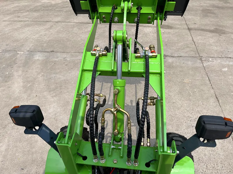 Небольшой погрузчик по низкой цене 400 кг 600 четырехприводный Электрический мини-погрузчик