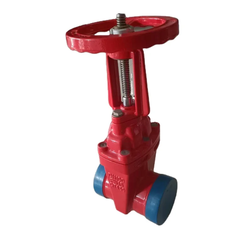 Groove Connection Rising Stem Resilience Seat Gate Valve For Fire Fighting