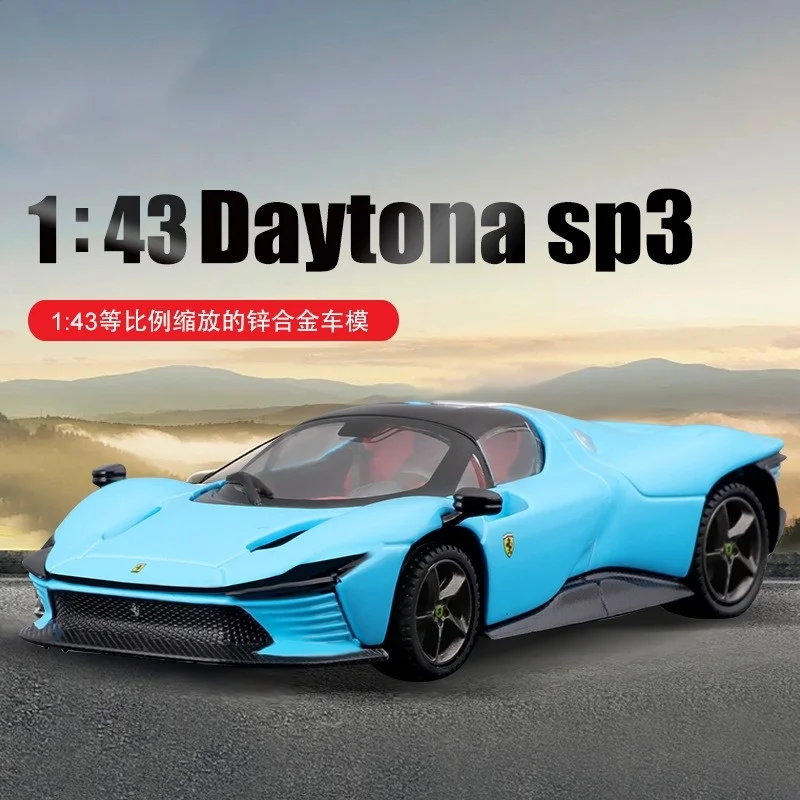 Распродажа 1:43 весы Daytona Sp3 металлический автомобиль игрушки имитация из сплава модель автомобиля для детей взрослых украшение коллекция подарков