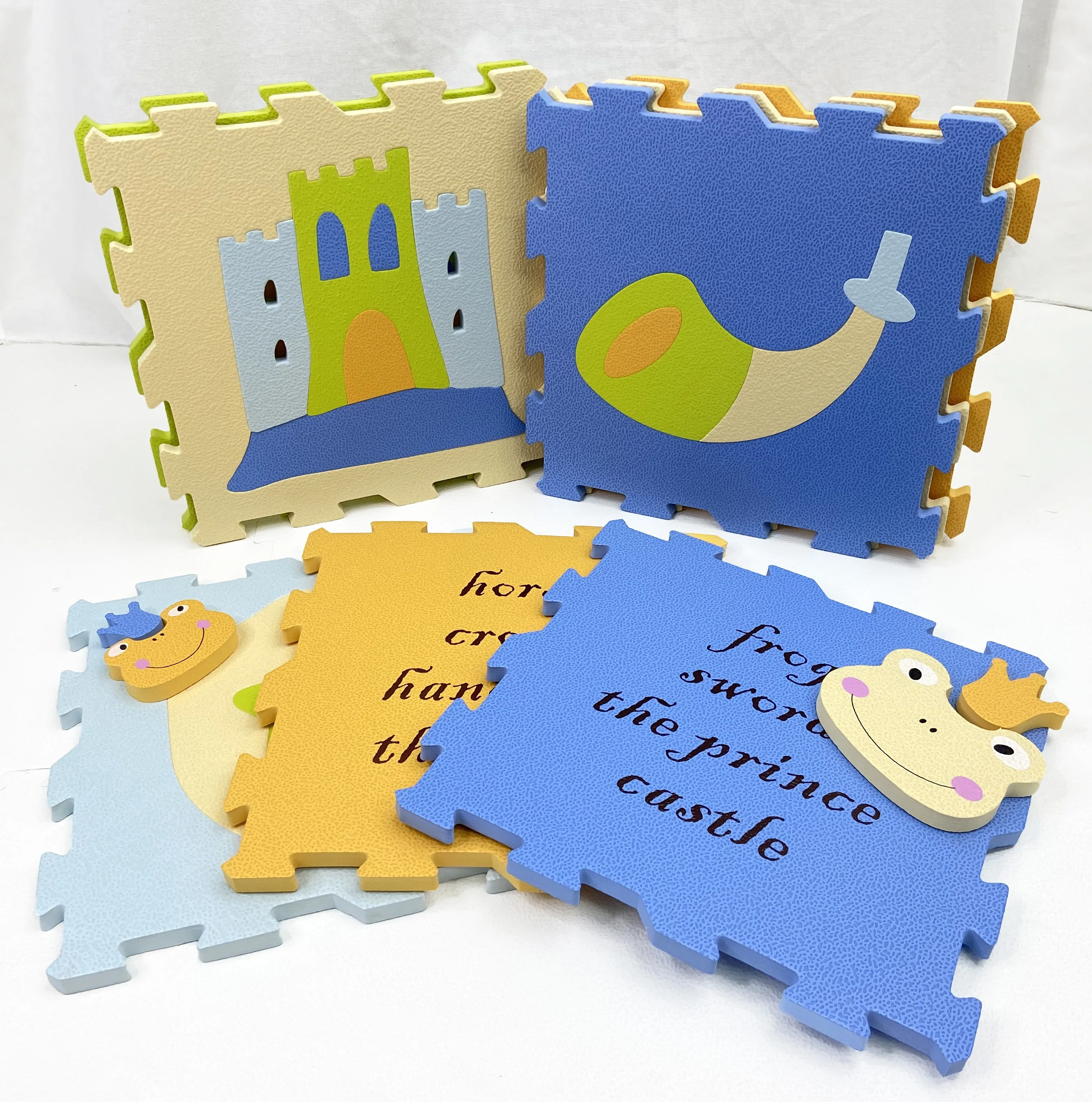 Wholesale Premium Quality Safe Assorted Pattern Children Educational EVA Puzzle Mat For Export