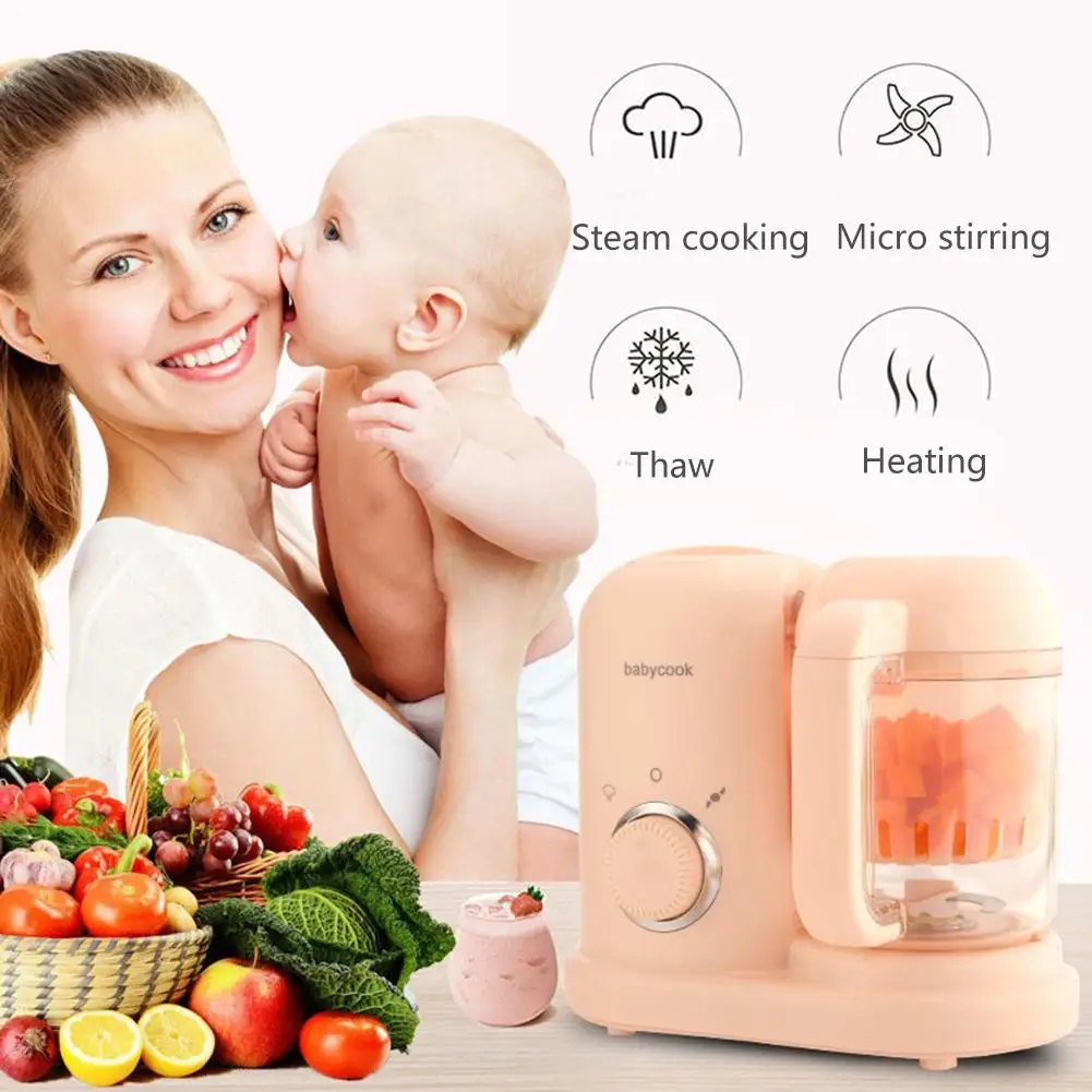 Baby Food Maker Puree Food Processor Steam Cook and Mixer Warmer Machine  All-in-one Auto Cooking Auto Cooking & Grinding