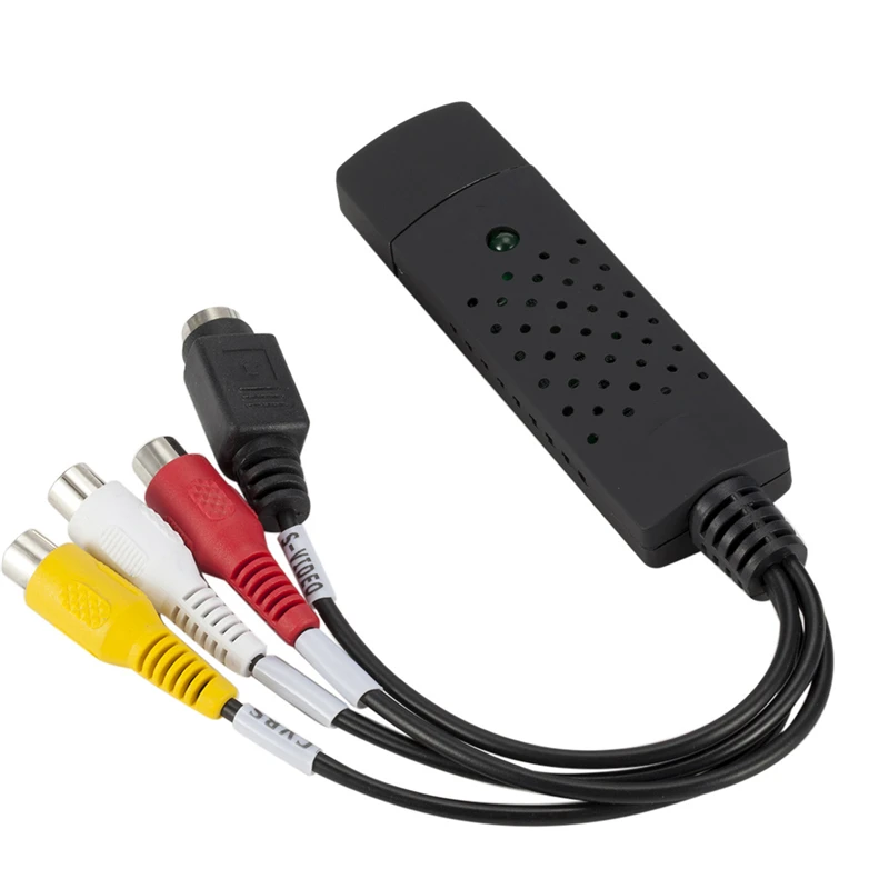  USB 2 0 Видео Аудио преобразователь захватывающая карта DVD DVR VHS Поддержка NTSC PAL видео Высокое качество портативная простая