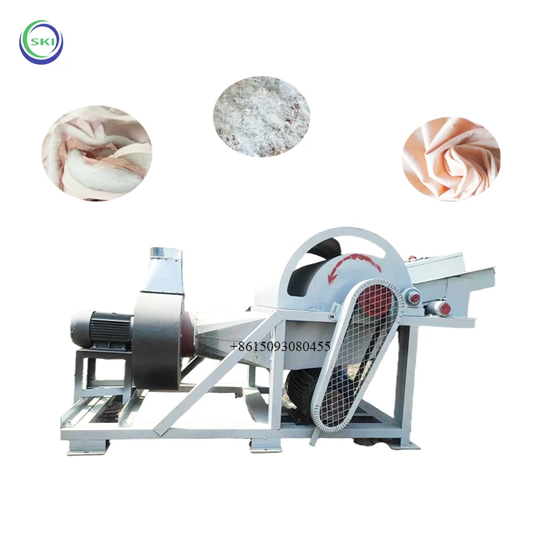 Automatic Waste Polyester Cotton Fiber Opening Tearing Fabric Opening Machine Clothes Recycling Machine