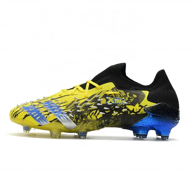 Men Outdoor Training All Season High Quality FG Predator 21 Freak Soccer Shoes Wholesale Men Waterproof Football Boots OG
