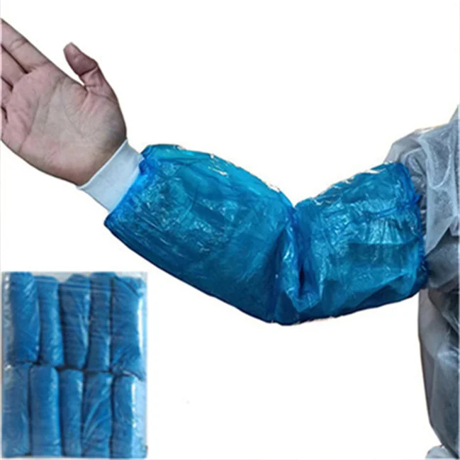 Single Use OEM Plastic Waterproof Disposable Colorful PE Sleeve Cover