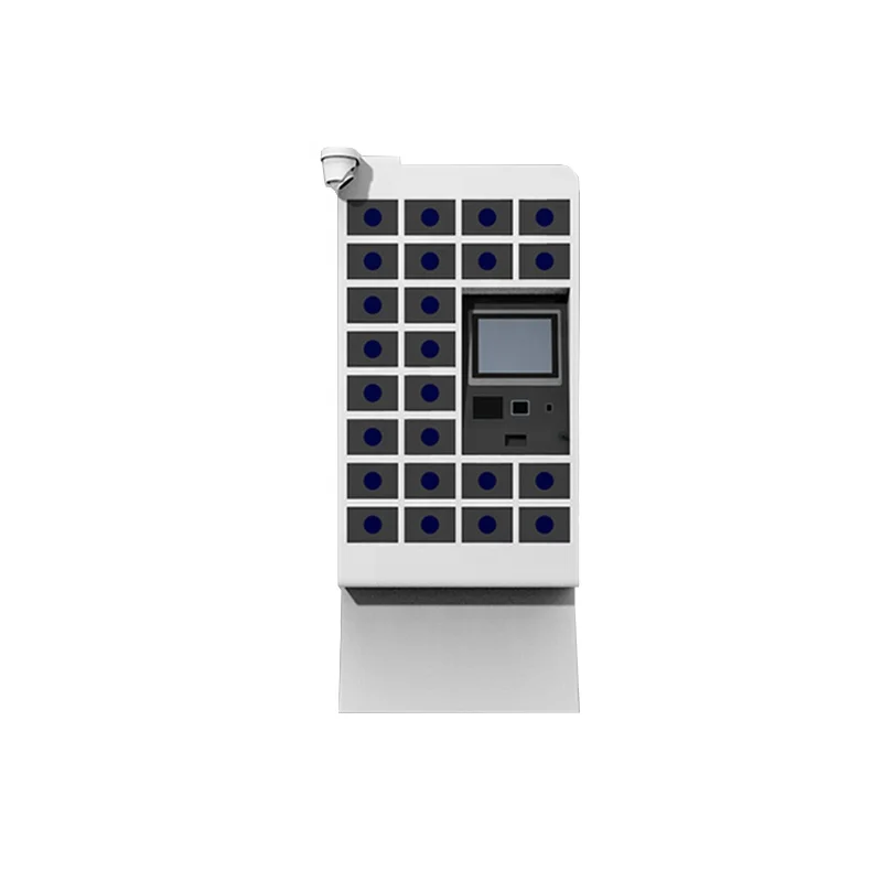 24 Phone Charger Lockers Cash Card Payment Mobile Phone Charging Station Kiosk