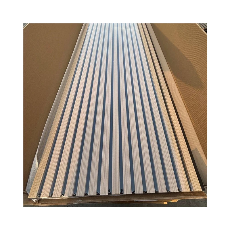 Wooden Led Lights Akupanel Acoustic Wall Panel For Living Room Fluted Wall Cladding Slat Wall Panels