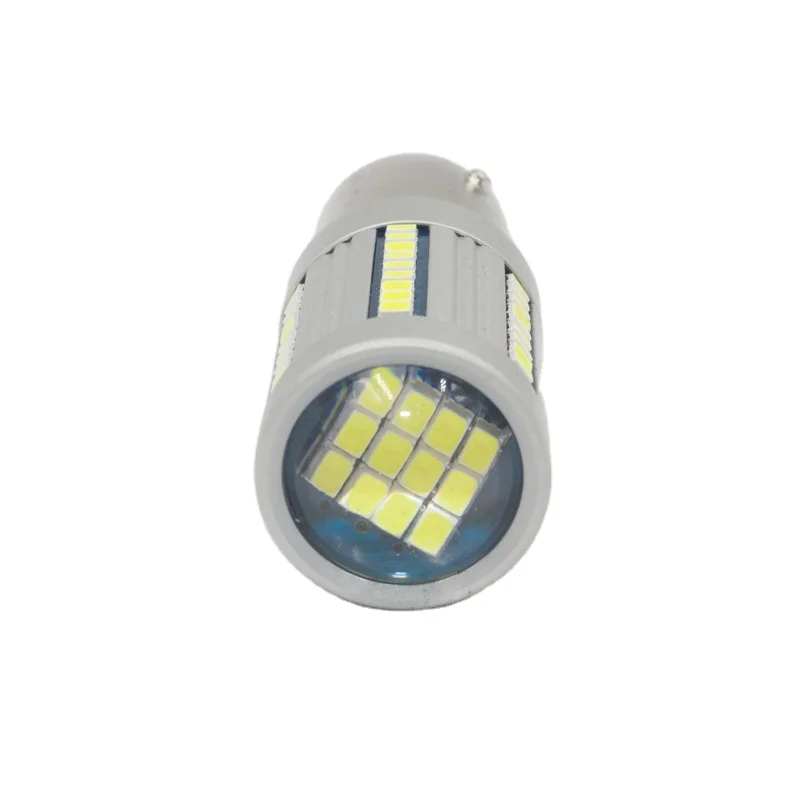 LED 9W 1100LM Light Car Bulb 1156 BA15S 66SMD Led Light Bulb Auto White Led Bulbs Led Tail Lamp1156 Car Led Lighting Bulb