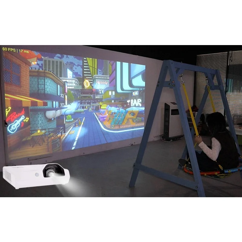 New Inventions Swing projection interactive kids game system with projector swing projection interactive wall projection game