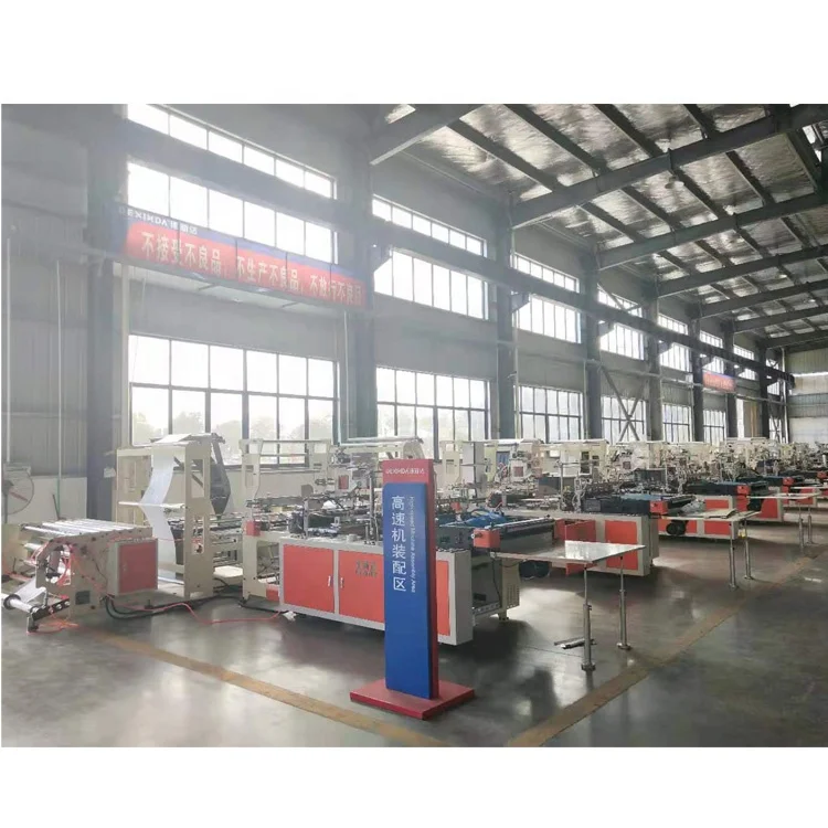 Poly Mailer  Side Sealing Courier Plastic Bag Cutting Making Machine Bagging Machine