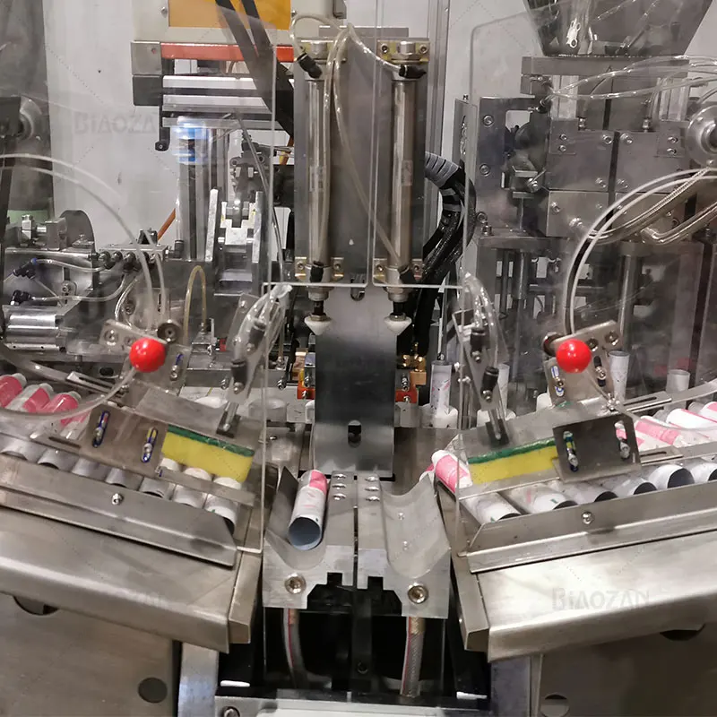 Cosmetic Cream Tube Filling Production Line Fully Automatic Toothpaste Soft Tube Filling And Sealing Machine 10ml to 500 ml