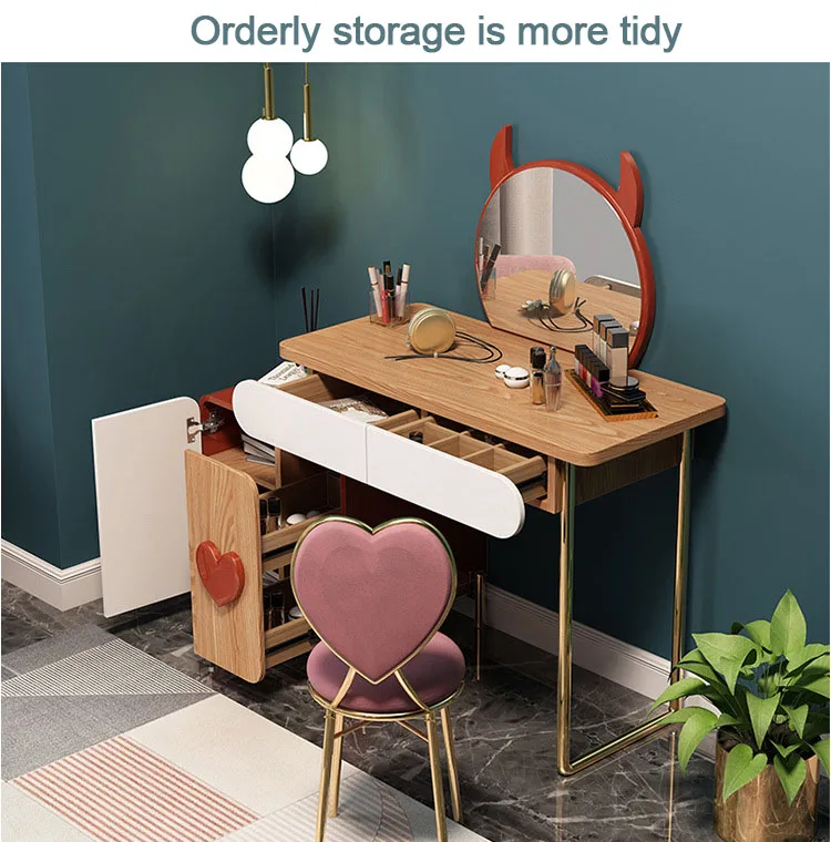 hot sales manufacturer direct supply vanity set dressers kids dressing table bedroom furniture for kids designs