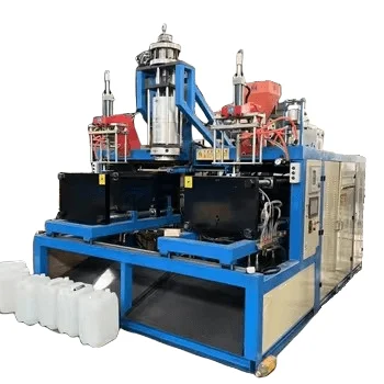 Laundry liquid packaging drum urea drum blowing machine bottle blowing machine double station semi-electric blowing machine