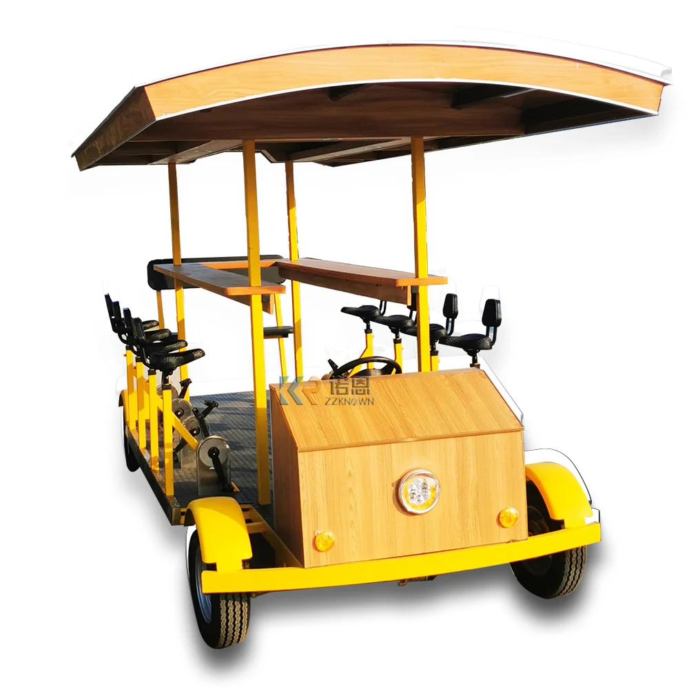 Sightseeing Car Professional High Performance Factory Supply Scenery Spot Electric Tour train Tourist Shuttle