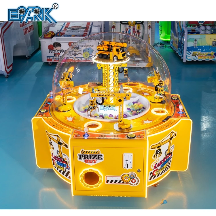 Chine  Manufacture Coin Operated 4 People Candy Game Machine Arcade Capsule Toy Game Machine