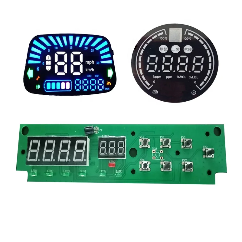 indoor different color or rgb smd led display mini sized 7 segment led module