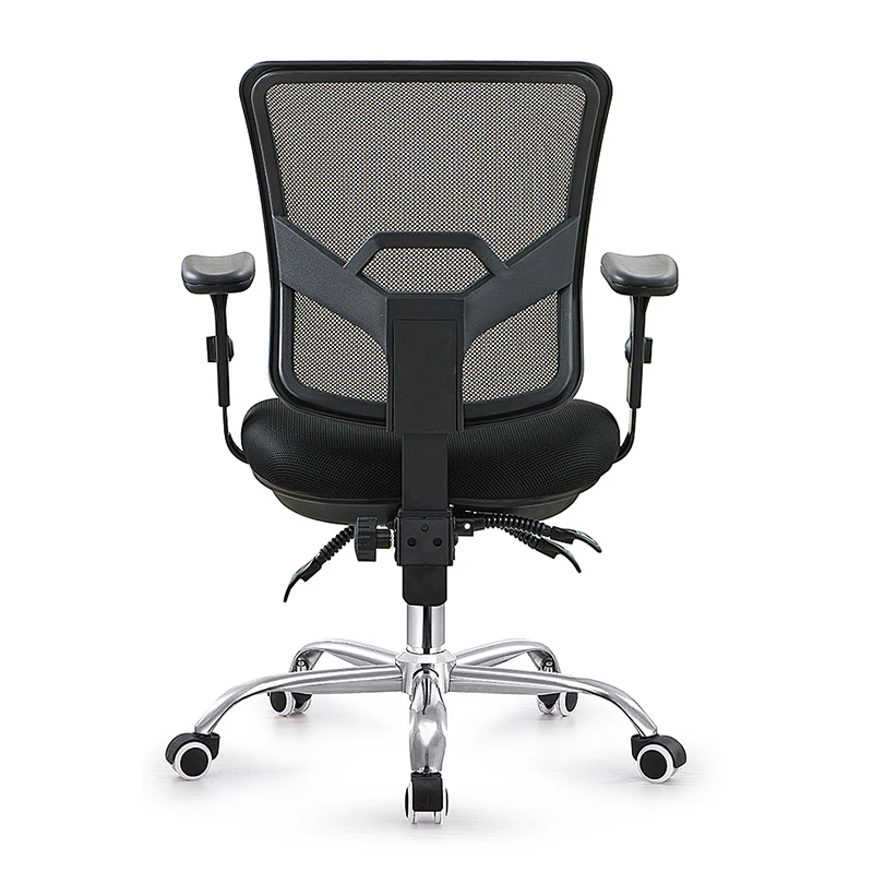 Foshan fabric full mesh middle back flip up arms ergonomic office chairs