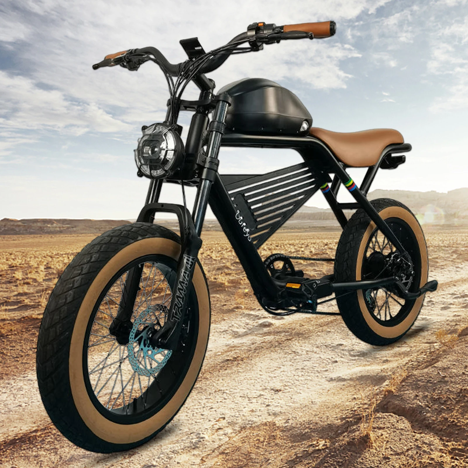 fat tires electric bicycle 20 inch 4.0 tire 48v 500w 16ah lithium battery electric bike for adults