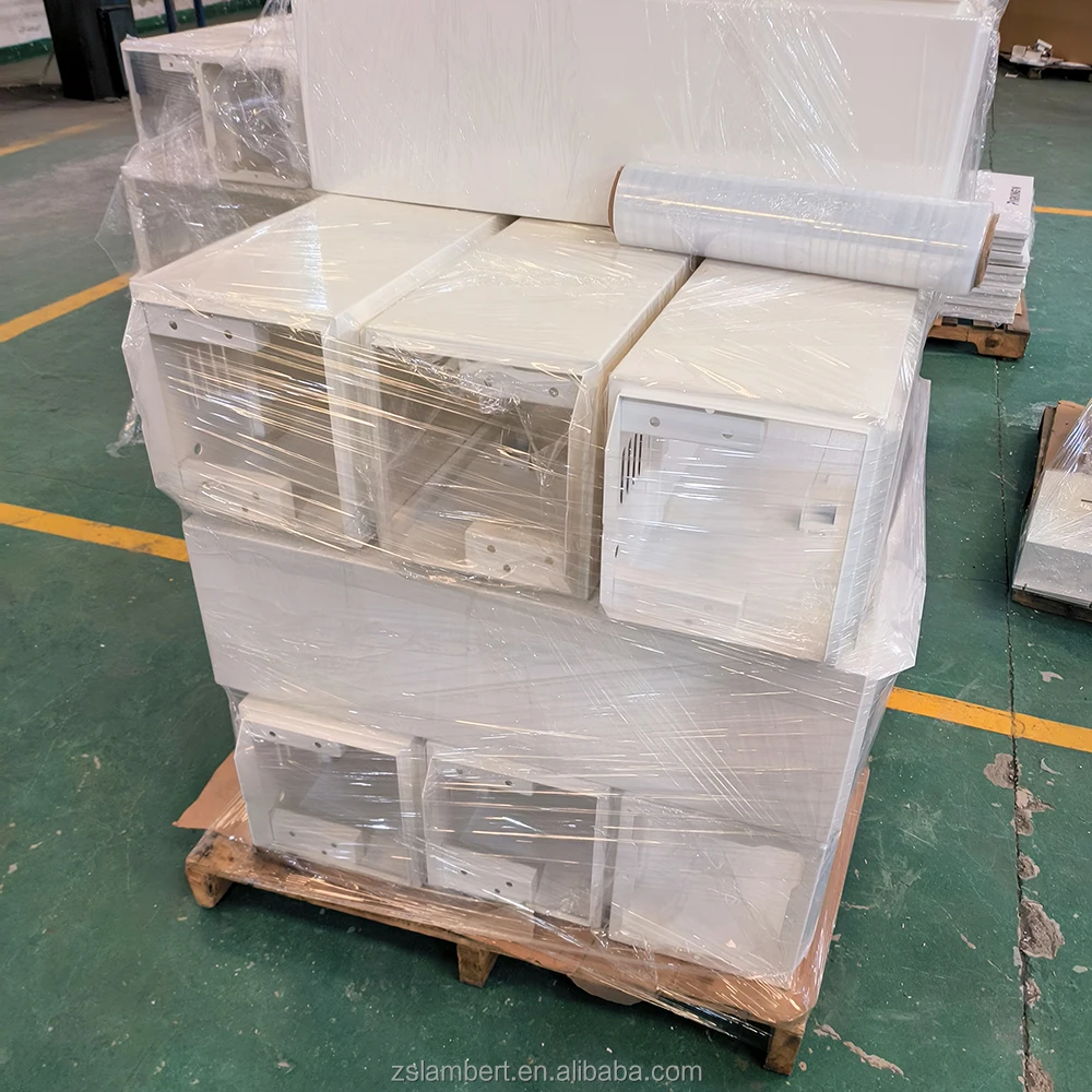 OEM Customized Stainless Steel Metal Powder Coated Electrical Box Rugged Enclosure / Building Machine Room Equipment Enclosure