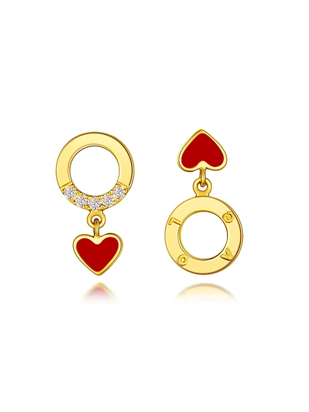 New Japanese and Korean trend titanium steel net red personality earrings