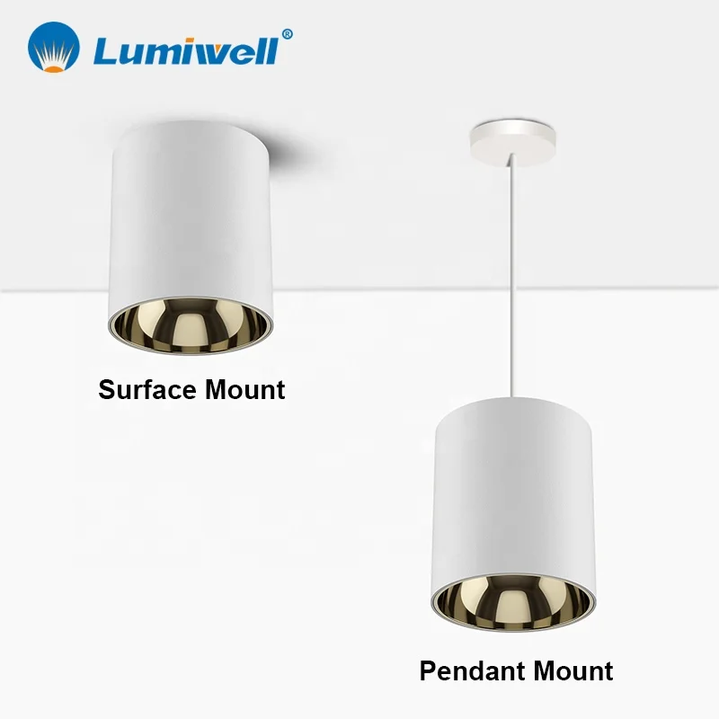 Hot Sale AC120V 15/30/45Degree Pendant Tracks Mount 10W 15W 20W 40W ETL Led Pendant Light