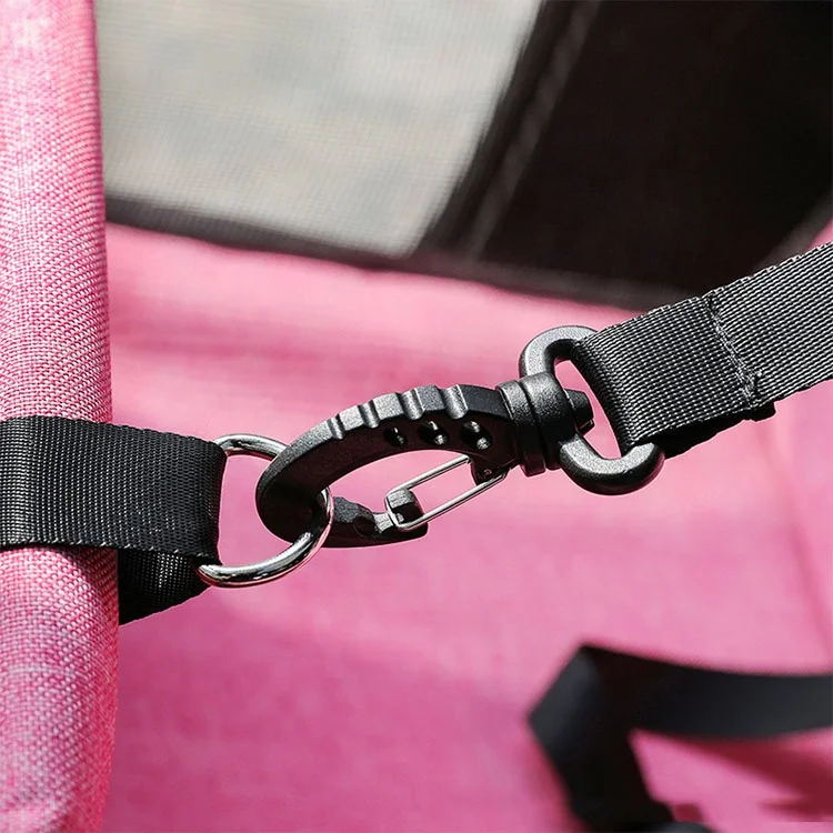 Safety Buckle Nonslip Travel Pet Car Booster Seat Foldable Dog Car Seat Cover